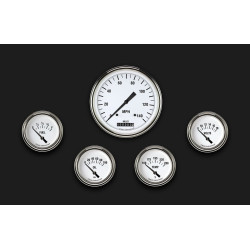 PartzBiz CM WH254SLF - White Hot Five Gauge Set 254