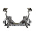 PartzBiz CM: 032039-SDS-Detroit Speed Bare Front Frame - Single Adjustable Shocks - Powder Coated Control Arms