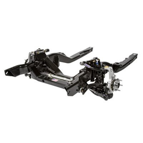 PartzBiz CM: 032004-SDS-ซับเฟรม Hydroformed Detroit Speed ​​Powdercoated - โช๊คเดี่ยวแบบปรับได้ - SBC/LS