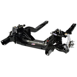 PartzBiz CM 032014-SDS - Detroit Speed Powdercoated Hydroformed Subframe - Single Adjustable Shocks - SBC/LS