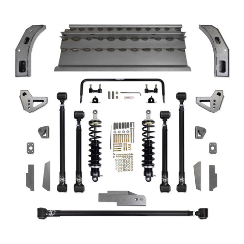 PartzBiz CM: 041756DS-Detroit Speed QUADRALink Rear Suspension Kit - Non-Adjustable Shocks without Axle Brackets