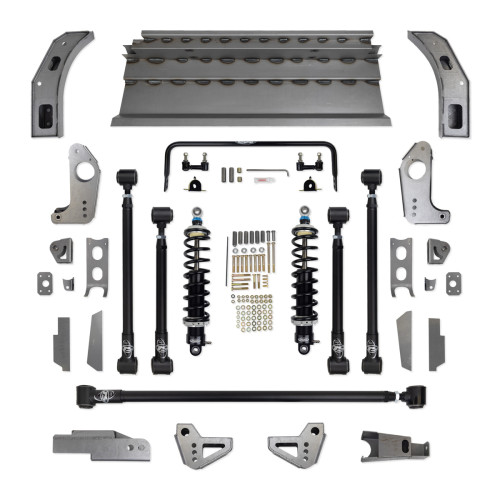 PartzBiz CM: 041755-SDS-Detroit Speed QUADRALink Rear Suspension Kit - Single Adjustable Shocks