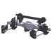 PartzBiz CM: 041750-SDS-Detroit Speed QuadraLink Rear Suspension Kit - Single Adjustable Shocks - Bolt-In Axle Brackets