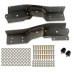 PartzBiz CM: 041754-SDS-Detroit Speed QUADRALink Rear Suspension Kit - Single Adjustable Shocks - Weld-in Axle Brackets
