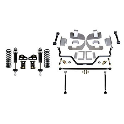PartzBiz CM: 041724-SDS-Detroit Speed QuadraLink Rear Suspension Kit - Without Axle Brackets - Single Adjustable Shocks