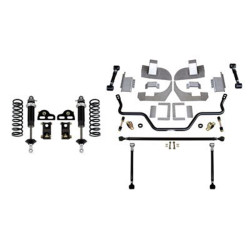 PartzBiz CM 041724DS - Detroit Speed QuadraLink Rear Suspension Kit - Without Axle Brackets - Base Shocks PartzBiz CM 041724DS - Detroit Speed QuadraLink Rear Suspension Kit - Without Axle Brackets - Base Shocks