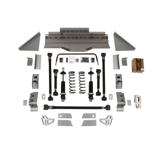 PartzBiz CM: 041733-SDS-Detroit Speed QuadraLink Rear Suspension Kit Without Axle Brackets - Single Adjustable Shocks PartzBiz CM: 041733-SDS-Detroit Speed QuadraLink Rear Suspension Kit Without Axle Brackets - Single Adjustable Shocks