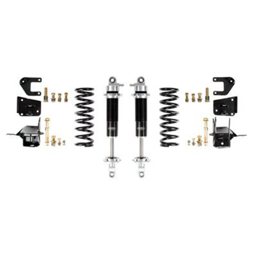 PartzBiz CM: 042404-SDS-Detroit Speed Rear Coilover Conversion Kit - Single Adjustable Shocks - Stock Axle