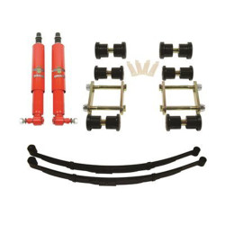 PartzBiz CM 041602DS - Detroit Speed ​​- ชุดความเร็วด้านหลัง 1 - 3 นิ้ว Drop - Multi-Leaf