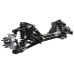 PartzBiz CM: 032080DS-Detroit Speed SpeedMAX Front Suspension System - Non-Adjustable Shocks - SBC Brackets
