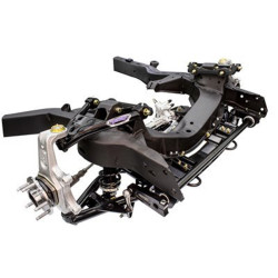 PartzBiz CM 032072DS - Detroit Speed SpeedRay™ Front Suspension Kit - Base Shocks - Bolt-In Coilover Mounts - SBC/LS PartzBiz CM 032072DS - Detroit Speed SpeedRay™ Front Suspension Kit - Base Shocks - Bolt-In Coilover Mounts - SBC/LS