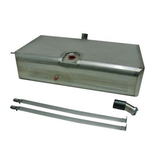 PartzBiz CM: 080102DS-Detroit Speed Stainless Steel Narrowed Fuel Tank - Carbureted Engine