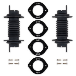 PartzBiz CM 010422DS - DOOR JAMB WIRING BOOT KIT - BLACK ANODIZE TRIM PartzBiz CM 010422DS - DOOR JAMB WIRING BOOT KIT - BLACK ANODIZE TRIM
