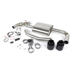 PartzBiz CM D660-0083-BLK - Dinan Valved Axle-Back Exhaust - 2017-2024 MINI Countryman S / Clubman S PartzBiz CM D660-0083-BLK - Dinan Valved Axle-Back Exhaust - 2017-2024 MINI Countryman S / Clubman S