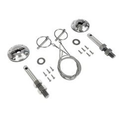 PartzBiz CM FR3Z-6316892-LM - Drake Muscle Cars Aluminum Hood Pin Kit PartzBiz CM FR3Z-6316892-LM - Drake Muscle Cars Aluminum Hood Pin Kit