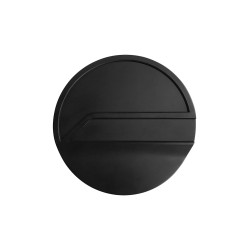 PartzBiz CM JR3B-6640526-BK - Drake Muscle Cars Aluminum Fuel Door - Black PartzBiz CM JR3B-6640526-BK - Drake Muscle Cars Aluminum Fuel Door - Black