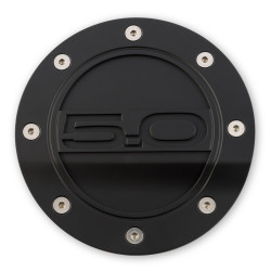 PartzBiz CM FR3Z-6640526-5A - Drake Muscle Cars Fuel Door Comp Series Black 5.0 Logo PartzBiz CM FR3Z-6640526-5A - Drake Muscle Cars Fuel Door Comp Series Black 5.0 Logo
