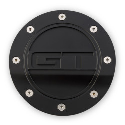 PartzBiz CM FR3Z-6640526-GA - Drake Muscle Cars Fuel Door Comp Series Matte Black With GT Logo PartzBiz CM FR3Z-6640526-GA - Drake Muscle Cars Fuel Door Comp Series Matte Black With GT Logo