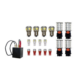 PartzBiz CM SD-8993-FOX-EXT - Drake Muscle Cars Mustang LED Exterior Light Kit