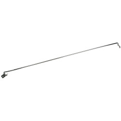 PartzBiz CM E7ZZ-16826-S - Drake Muscle Cars Polished Stainless Steel Hood Prop Rod PartzBiz CM E7ZZ-16826-S - Drake Muscle Cars Polished Stainless Steel Hood Prop Rod