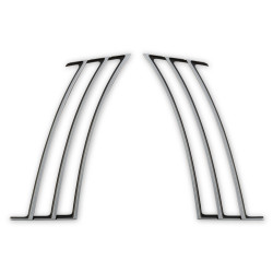 PartzBiz CM CA-190001-C - Drake Muscle Cars Quarter Window Chrome Trim PartzBiz CM CA-190001-C - Drake Muscle Cars Quarter Window Chrome Trim