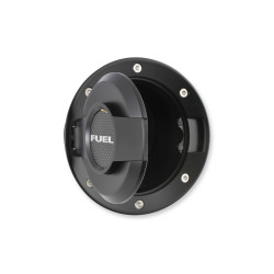 PartzBiz CM MO-210001-BLACK - Drake Muscle Cars Satin Black Fuel Door Assembly