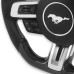 PartzBiz CM: MU950-09-Drake Muscle Cars Steering Wheel - Carbon Fiber with Leather Grips