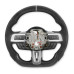 PartzBiz CM: MU950-09-Drake Muscle Cars Steering Wheel - Carbon Fiber with Leather Grips