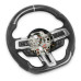 PartzBiz CM: MU950-09-Drake Muscle Cars Steering Wheel - Carbon Fiber with Leather Grips