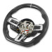 PartzBiz CM: MU950-09-Drake Muscle Cars Steering Wheel - Carbon Fiber with Leather Grips