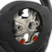 PartzBiz CM: MU950-09-Drake Muscle Cars Steering Wheel - Carbon Fiber with Leather Grips
