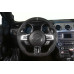 PartzBiz CM: MU950-09-Drake Muscle Cars Steering Wheel - Carbon Fiber with Leather Grips