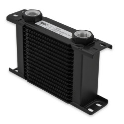 PartzBiz CM 219ERL - Earl's UltraPro Oil Cooler - Black - 19 Rows - Narrow Cooler - 10 O-Ring Boss Female Ports PartzBiz CM 219ERL - Earl's UltraPro Oil Cooler - Black - 19 Rows - Narrow Cooler - 10 O-Ring Boss Female Ports