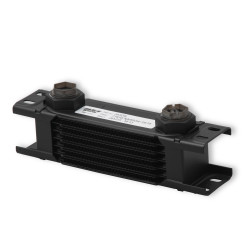 PartzBiz CM 207ERL - Earl's UltraPro Oil Cooler - Black - 7 Rows - Narrow Cooler - 10 O-Ring Boss Female Ports PartzBiz CM 207ERL - Earl's UltraPro Oil Cooler - Black - 7 Rows - Narrow Cooler - 10 O-Ring Boss Female Ports