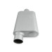 PartzBiz CM: 43041-FM-FLOWMONSTER 2-CHAMBER MUFFLER ALUMINIZED