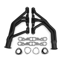 PartzBiz CM 11110FLT - Flowtech Long Tube Header - Black Paint