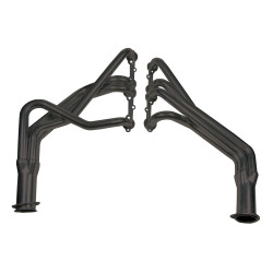 PartzBiz CM 11112FLT - Flowtech Long Tube Header - Black Paint