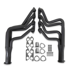 PartzBiz CM 11130FLT - Flowtech Long Tube Header - Black Paint