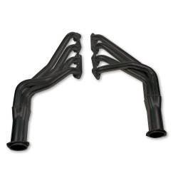 PartzBiz CM 11132FLT - Flowtech Long Tube Header - Black Paint
