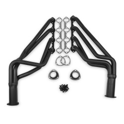 PartzBiz CM 12100FLT - Flowtech Long Tube Header - Black Paint
