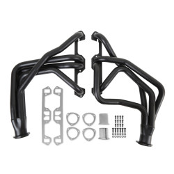 PartzBiz CM 13500FLT - Flowtech Long Tube Header - Black Paint