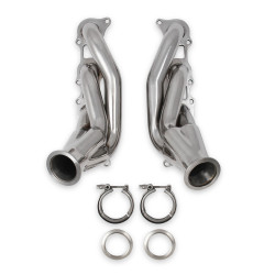 PartzBiz CM 12153FLT - Flowtech Universal Coyote Turbo Headers - Polished 304 Stainless Steel PartzBiz CM 12153FLT - Flowtech Universal Coyote Turbo Headers - Polished 304 Stainless Steel
