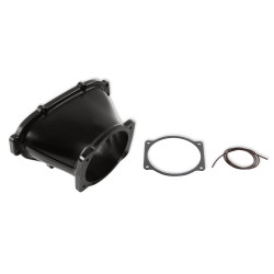 PartzBiz CM 300-630BK - Billet Aluminum LS Front-Feed Lo-Ram 105 mm Throttle Body Adapter PartzBiz CM 300-630BK - Billet Aluminum LS Front-Feed Lo-Ram 105 mm Throttle Body Adapter