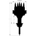 PartzBiz CM: 565-208-Holley EFI Dual Sync Chrysler SB Distributor PartzBiz CM: 565-208-Holley EFI Dual Sync Chrysler SB Distributor