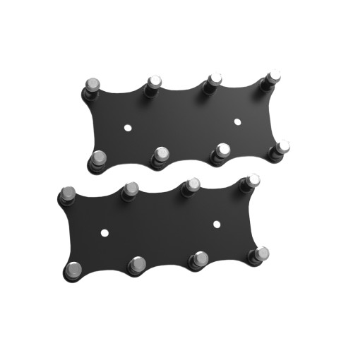 PartzBiz CM: 561-128-Holley EFI Igntion Coil Remote Relocation Bracket, สีดำ, คู่ PartzBiz CM: 561-128-Holley EFI Igntion Coil Remote Relocation Bracket, สีดำ, คู่