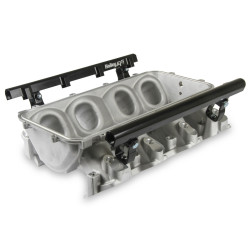 PartzBiz CM 300-670 - Holley Lo-Ram ฐานท่อร่วมไอดีและรางเชื้อเพลิงหัวฉีดน้ำมันเชื้อเพลิงเดี่ยว GM LS3/L92 PartzBiz CM 300-670 - Holley Lo-Ram ฐานท่อร่วมไอดีและรางเชื้อเพลิงหัวฉีดน้ำมันเชื้อเพลิงเดี่ยว GM LS3/L92