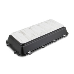 PartzBiz CM 300-208BK - PLENUM TOP, LT1 HI-RAM BLANK FLNGE-BLACK