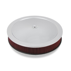 PartzBiz CM 120-4130 - 4150 Drop Base Air Cleaner Chrome w/3 PartzBiz CM 120-4130 - 4150 Drop Base Air Cleaner Chrome w/3
