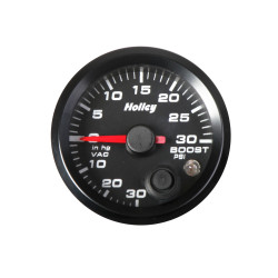 PartzBiz CM 26-606 - Holley Analog Style Boost/Vacuum Gauge PartzBiz CM 26-606 - Holley Analog Style Boost/Vacuum Gauge