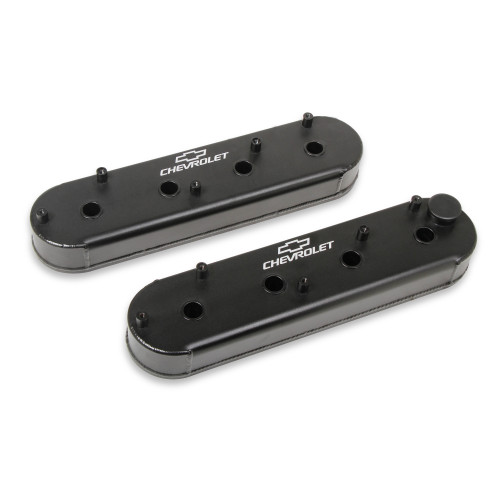 PartzBiz CM: 241-294-Holley GM Track Series Valve Covers - Small Block Chevrolet Gen III/IV - LS - Satin Black PartzBiz CM: 241-294-Holley GM Track Series Valve Covers - Small Block Chevrolet Gen III/IV - LS - Satin Black